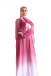 Gradient Abaya Set