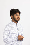 Floral Elegance Men's Kurta