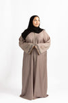 Modest Beige Abaya for Women