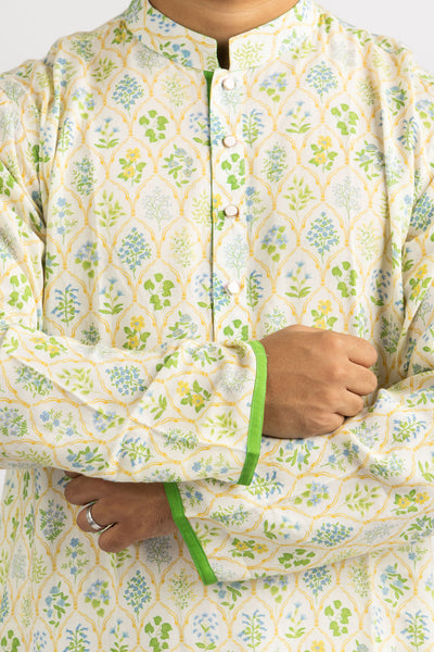 Floral Print Kurta