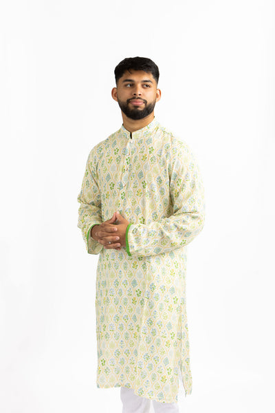 Floral Print Kurta