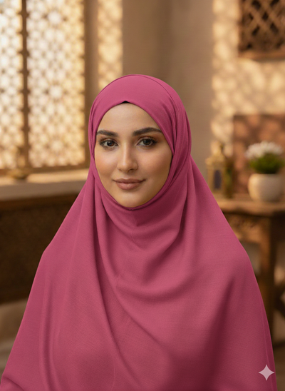 Shocking Pink Hijab