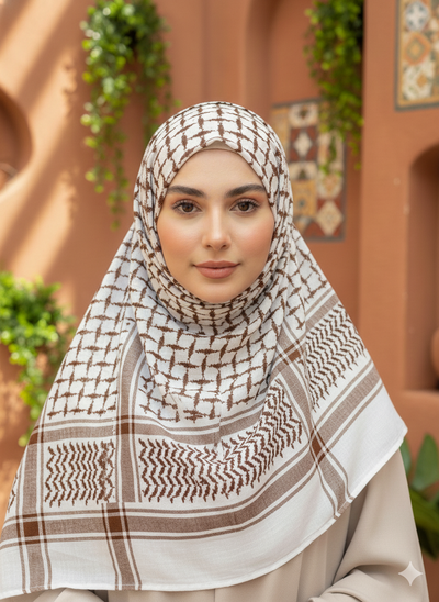 Arabic Dark Brown Pattern