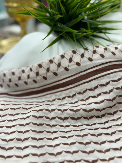 Arabic Dark Brown Pattern