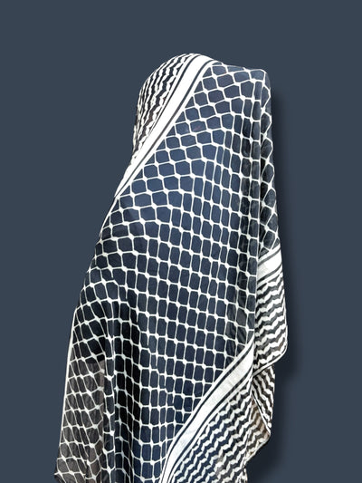 Modern Lattice Pattern Modal Hijab