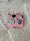 Purple and Pearl Iridescent Stone Hijab Magnets